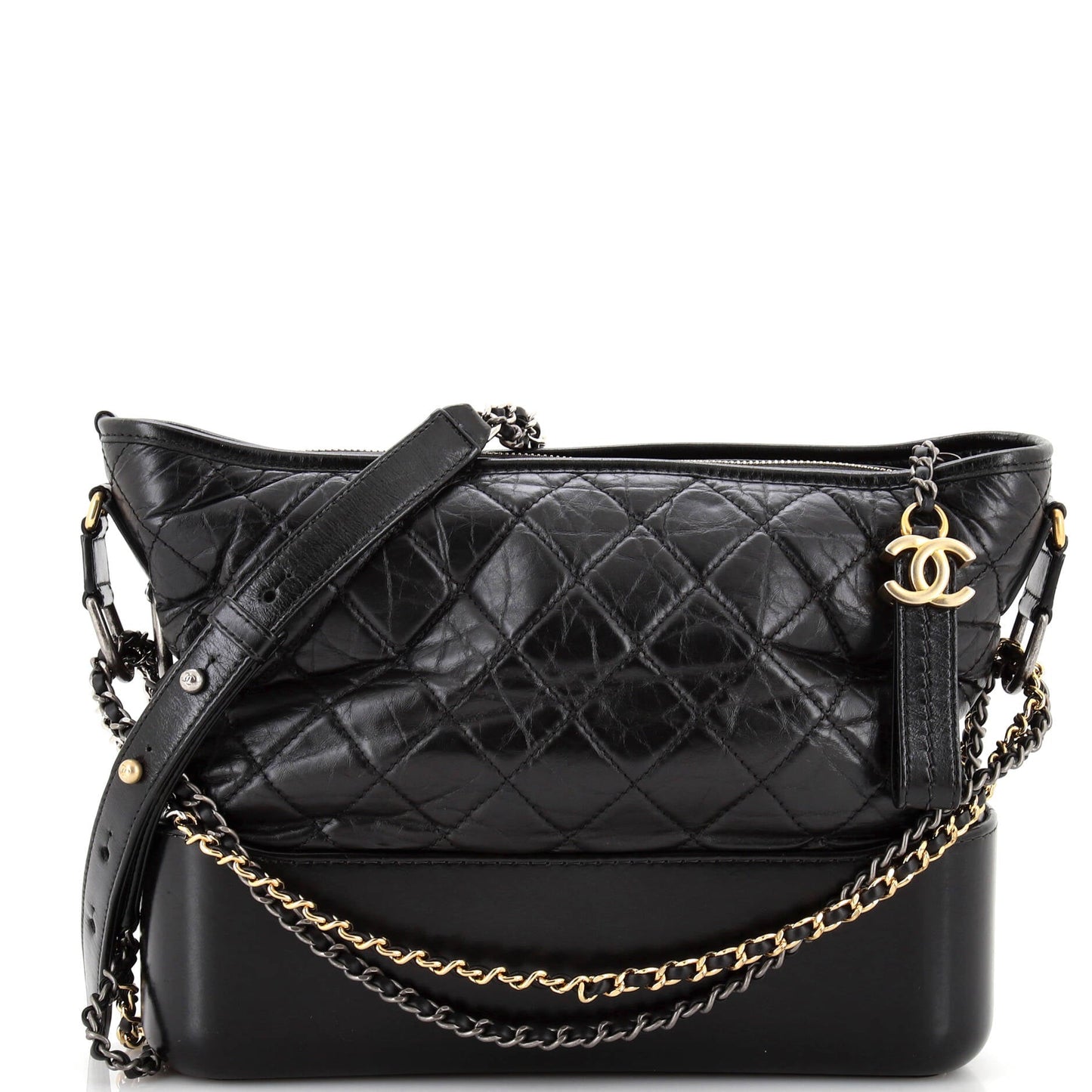 Chanel Gabrielle Hobo Quilted Aged