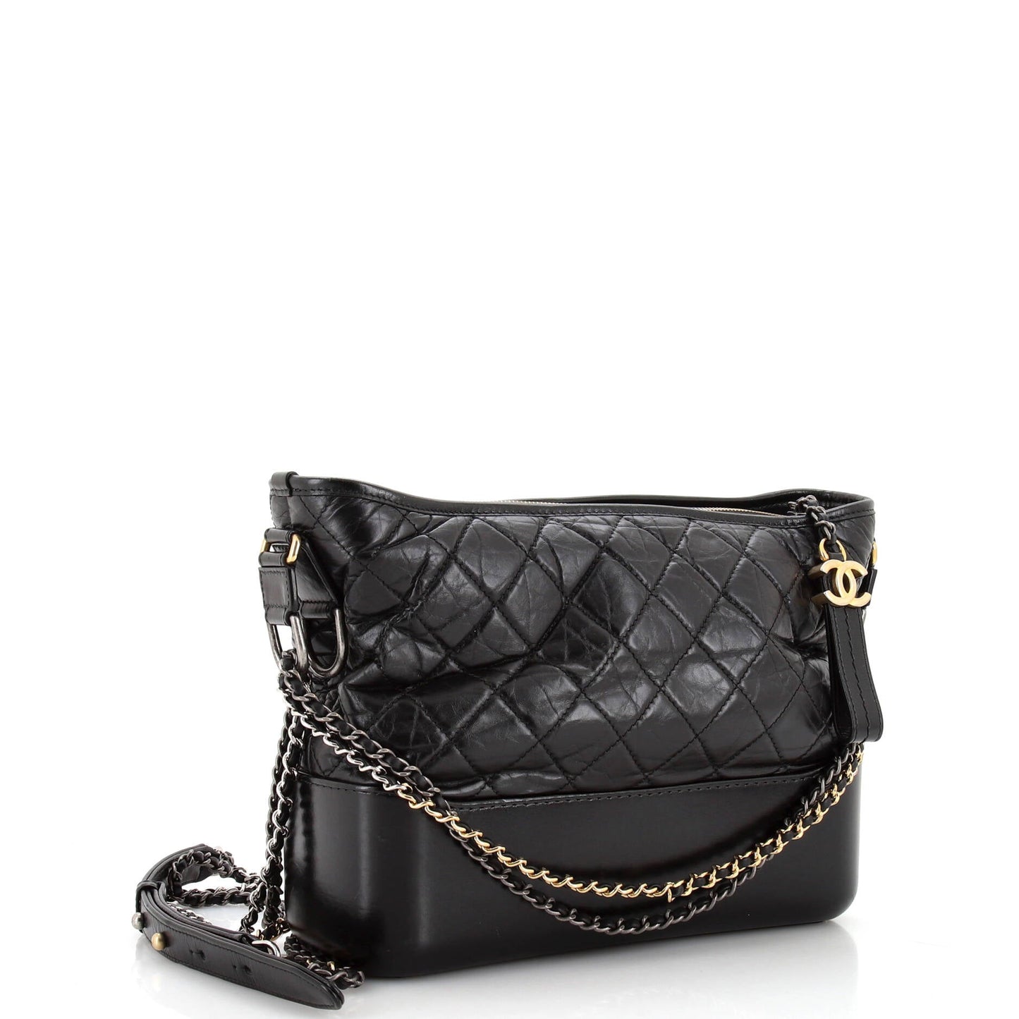 Chanel Gabrielle Hobo Quilted Aged