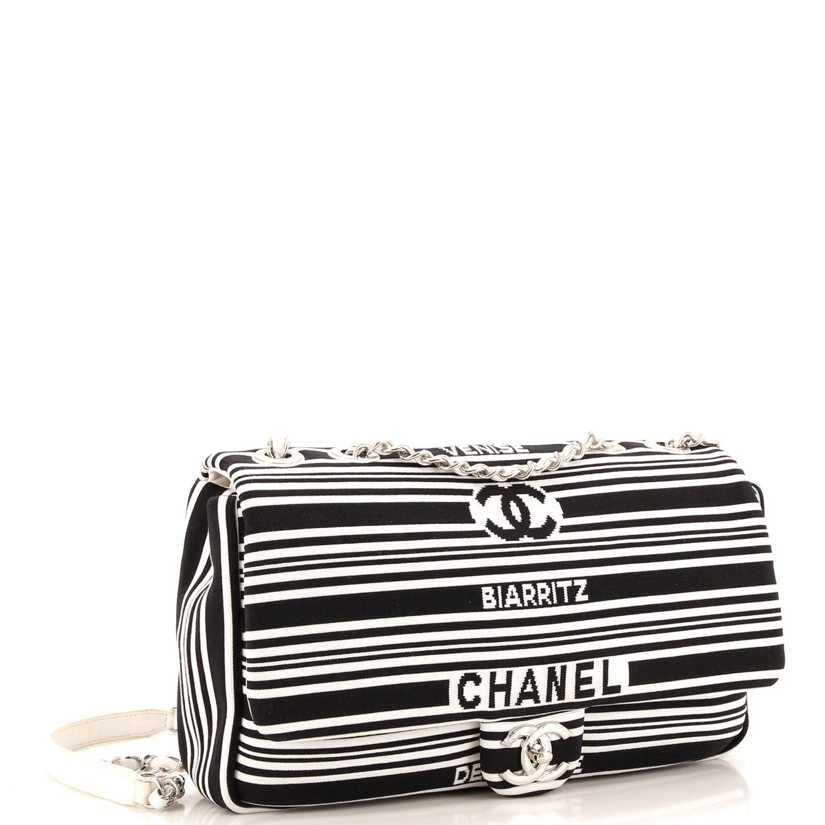 Chanel Venise Biarritz Flap Bag Striped