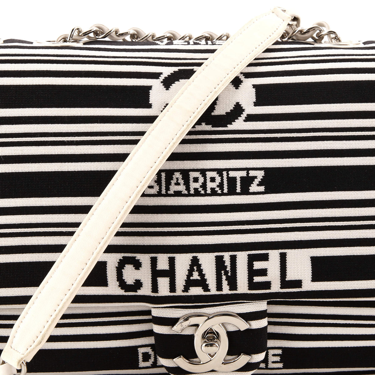 Chanel Venise Biarritz Flap Bag Striped