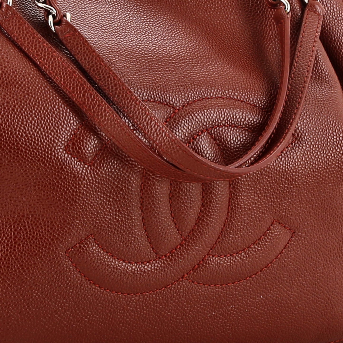 Chanel Timeless Chain Tote Caviar Large