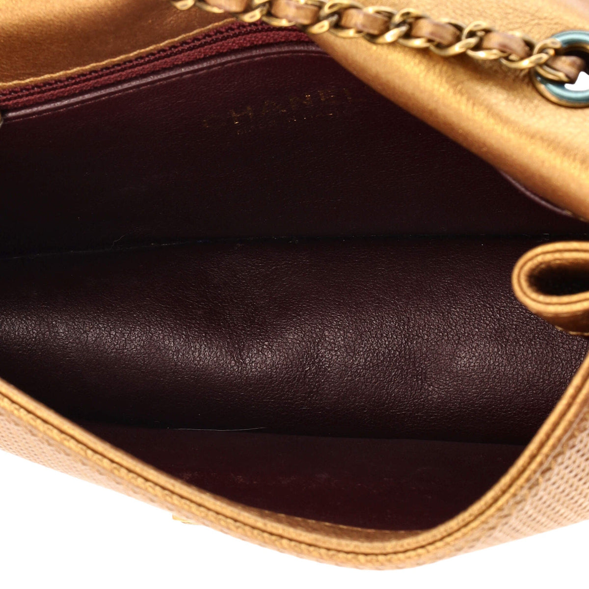 Chanel Micro Retro Flap Bag Metallic