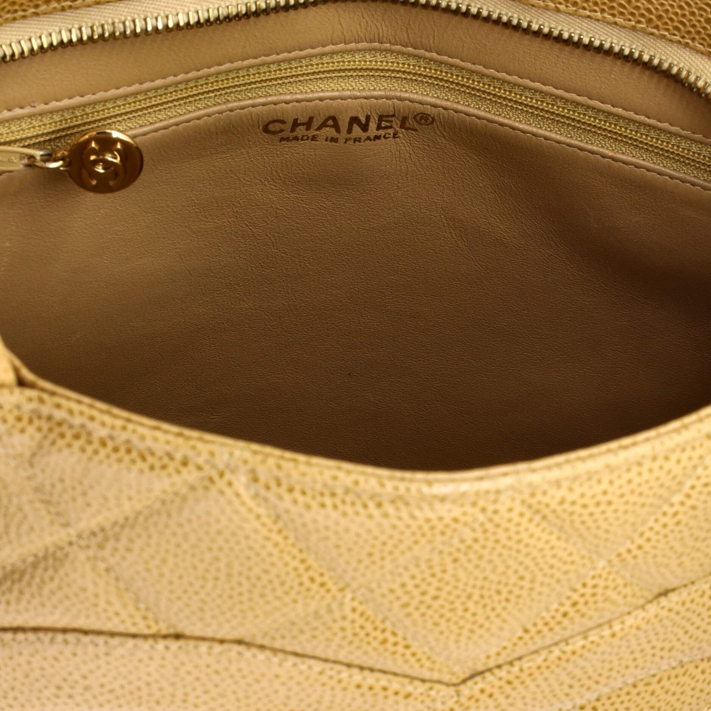 Chanel Medallion Tote Quilted Caviar