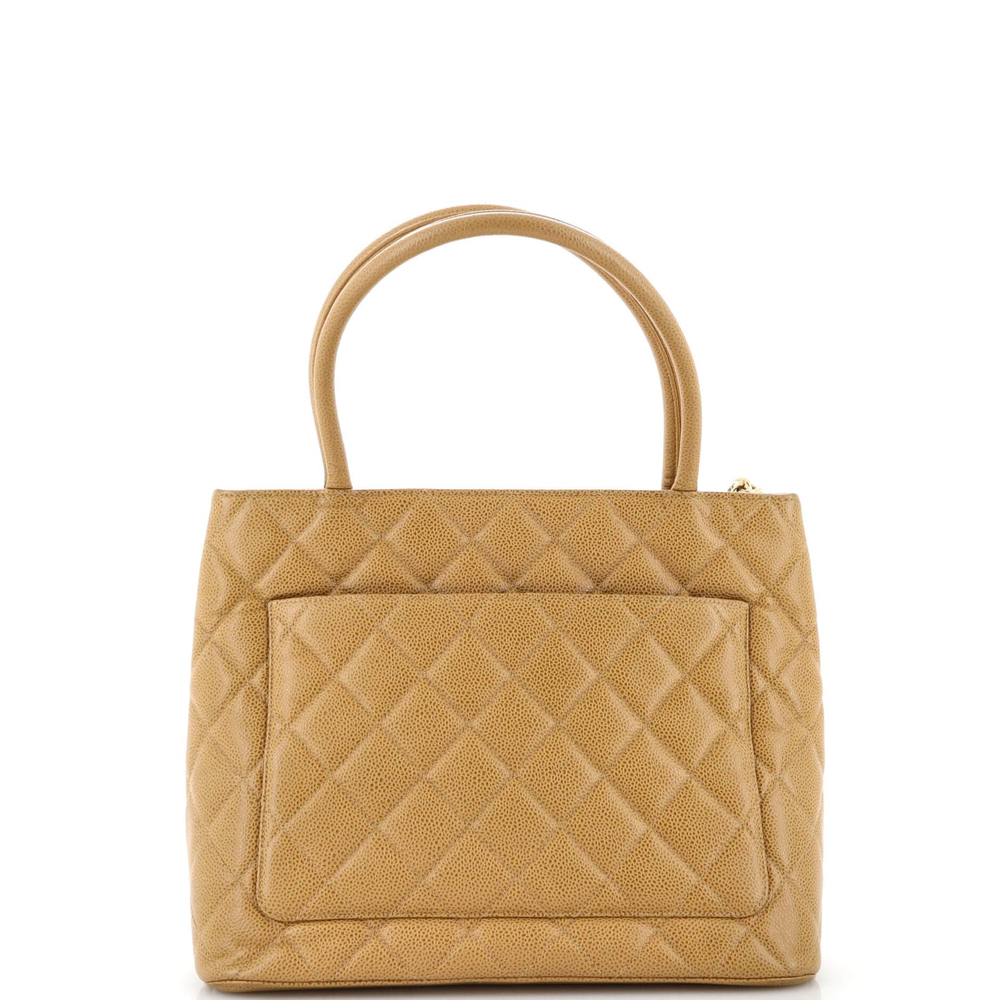 Chanel Medallion Tote Quilted Caviar