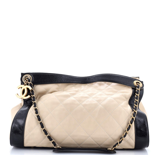 Chanel In The Mix Charm Tote Quilted