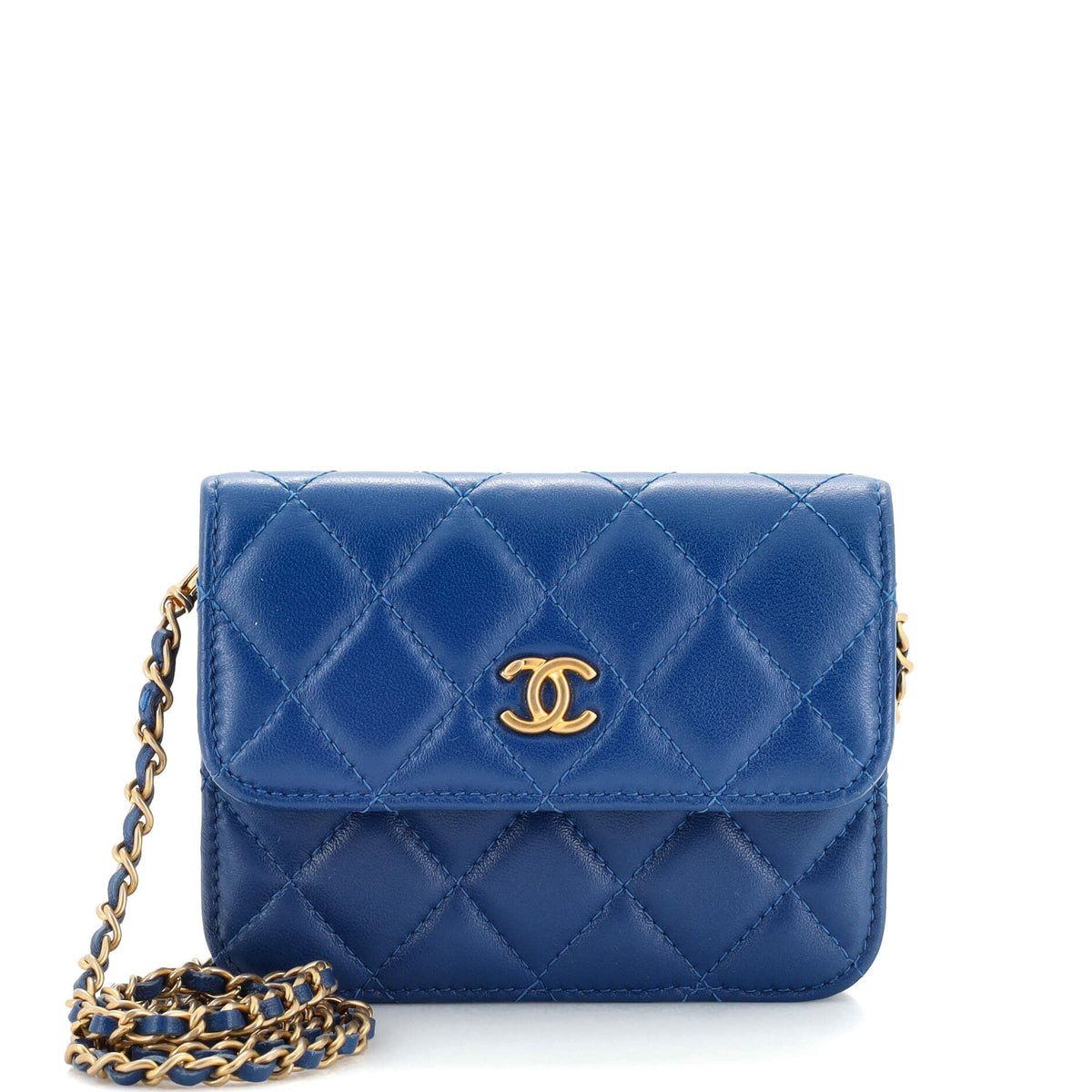 Chanel Pearl Crush Flap Clutch With