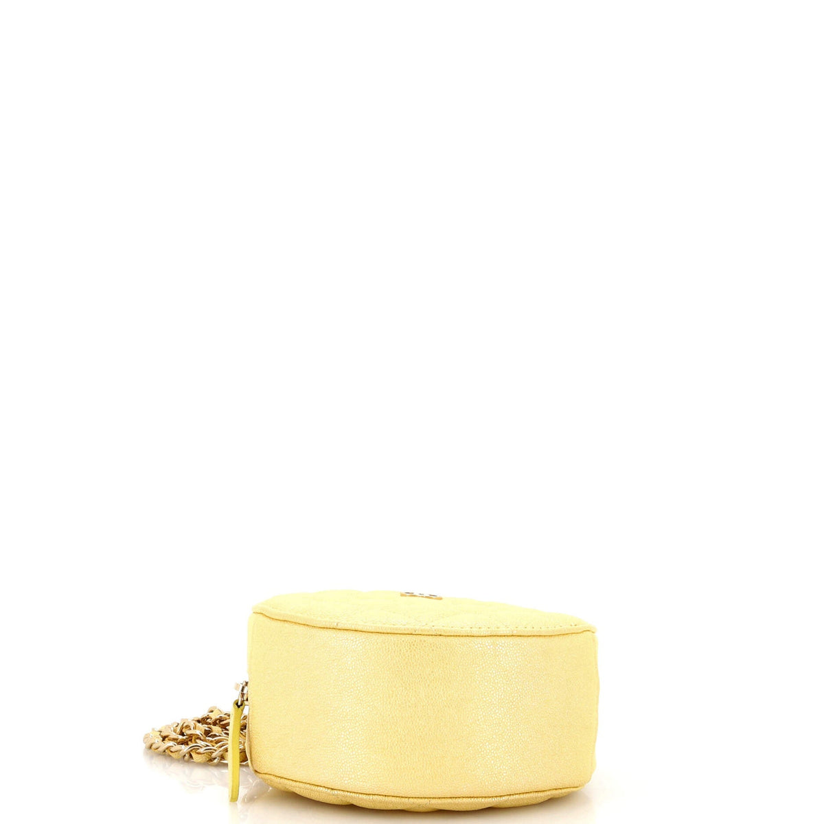 Chanel Round Clutch With Chain Quilted