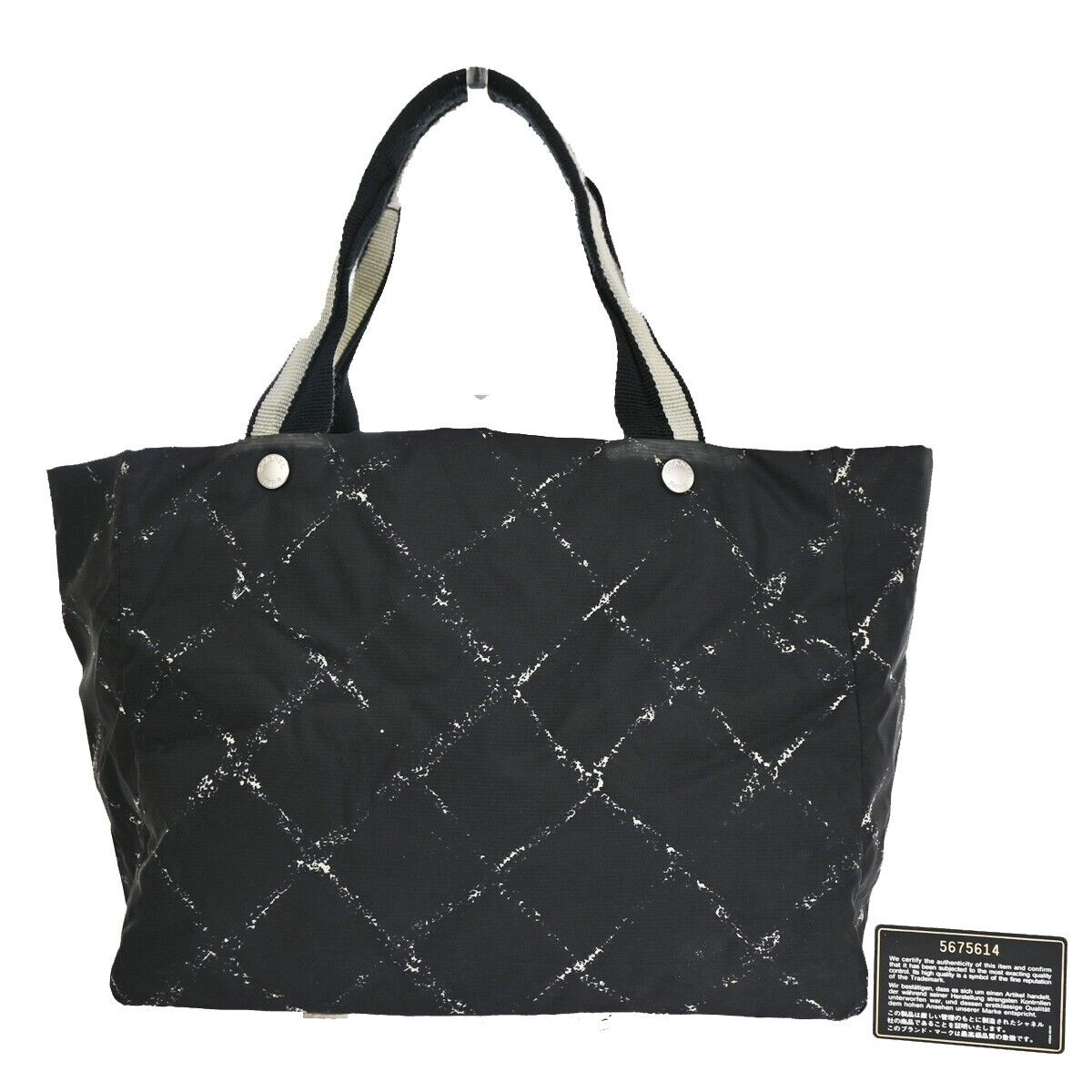 Chanel Cc Travel Line Tote Hand Bag