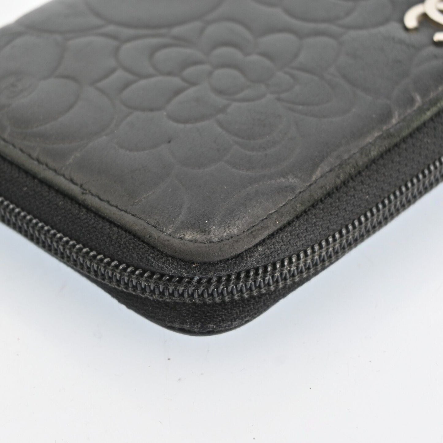 Chanel Camelia Zippy Wallet Coco