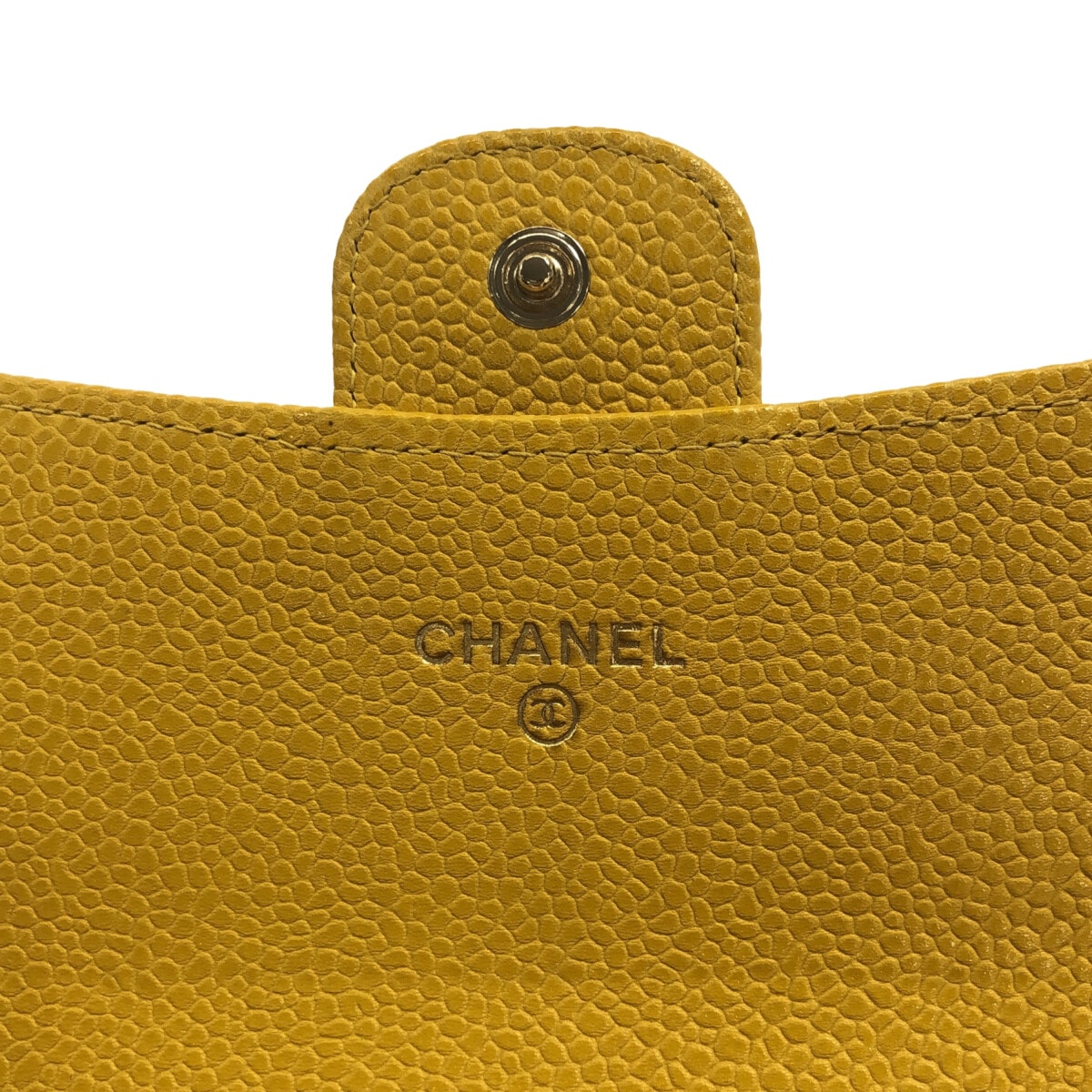 Chanel Matelasse Long Wallet Yellow