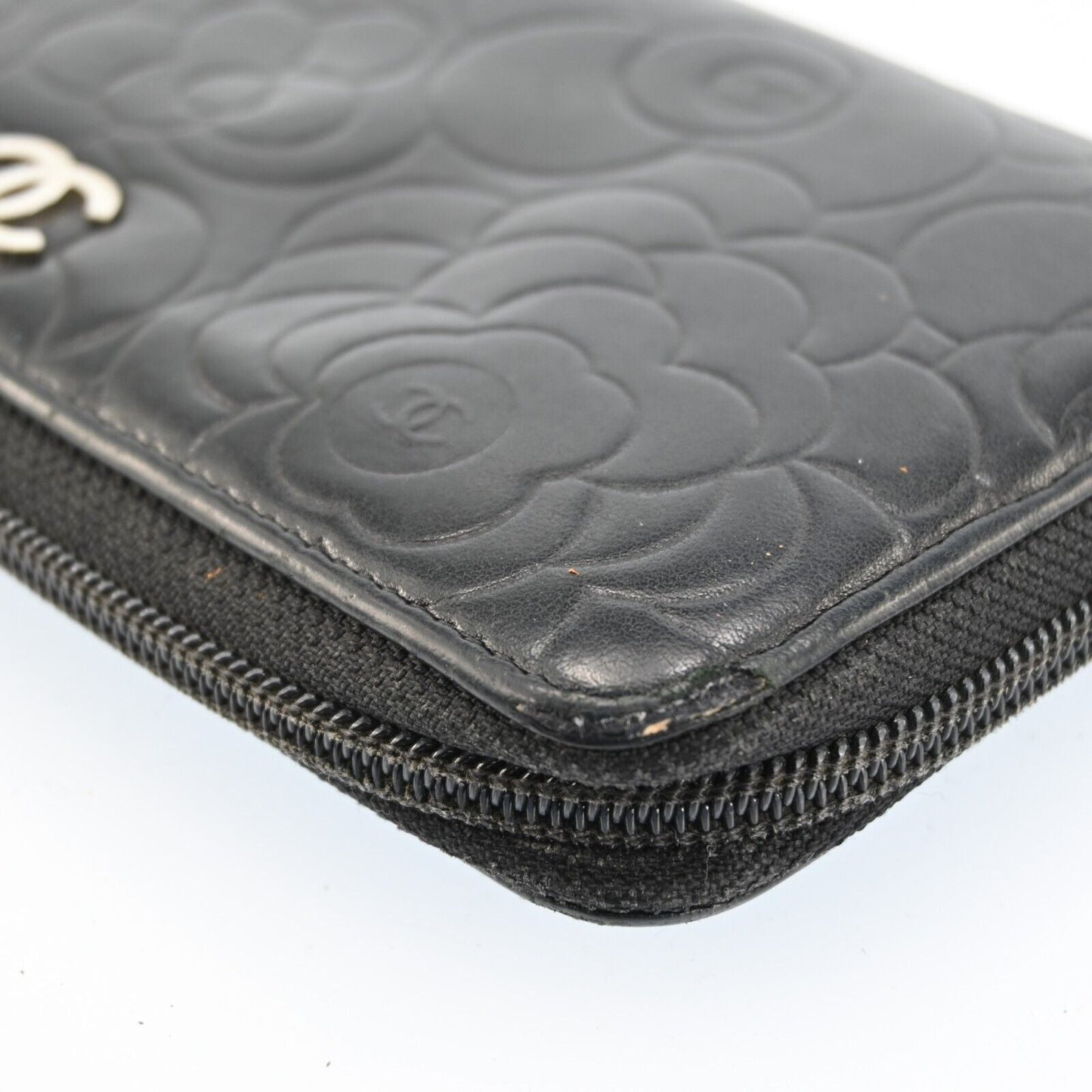 Chanel Camelia Zippy Wallet Coco