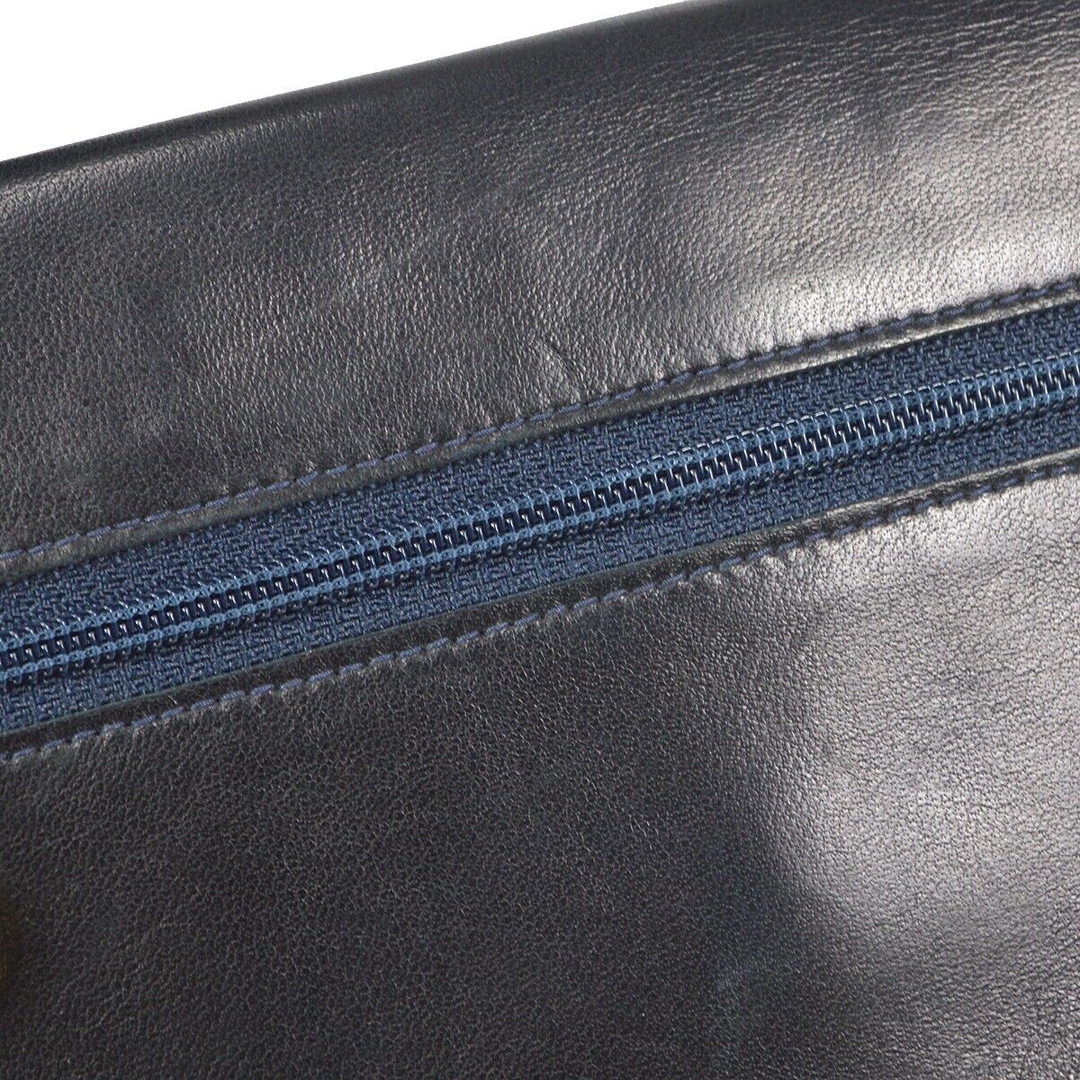 Chanel Navy Lambskin Wallet
