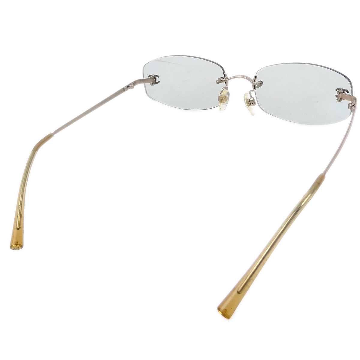 Chanel Sunglasses Eyewear Blue Small Good