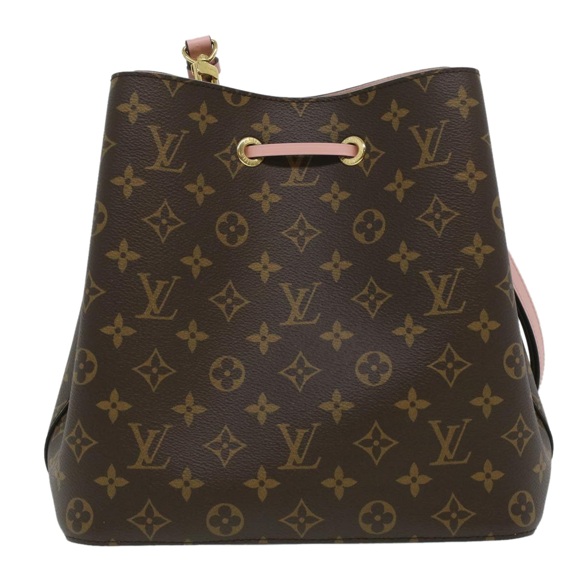 LOUIS VUITTON Monogram Neo Noe Shoulder Bag Rose poodle M44022 LV Auth B013A