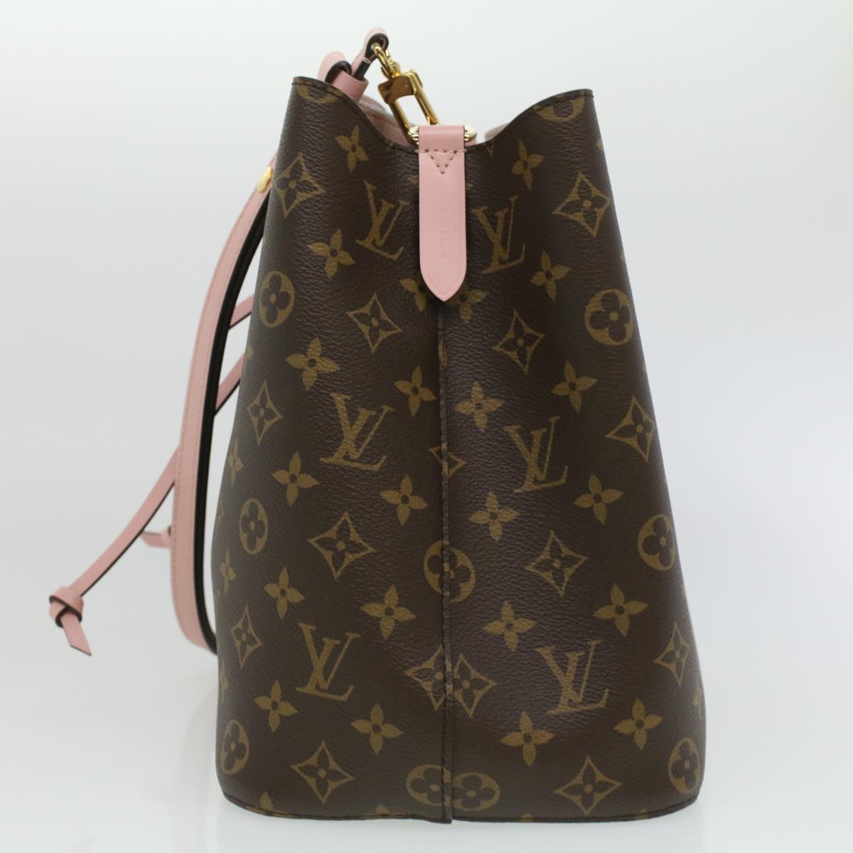 LOUIS VUITTON Monogram Neo Noe Shoulder Bag Rose poodle M44022 LV Auth B013A