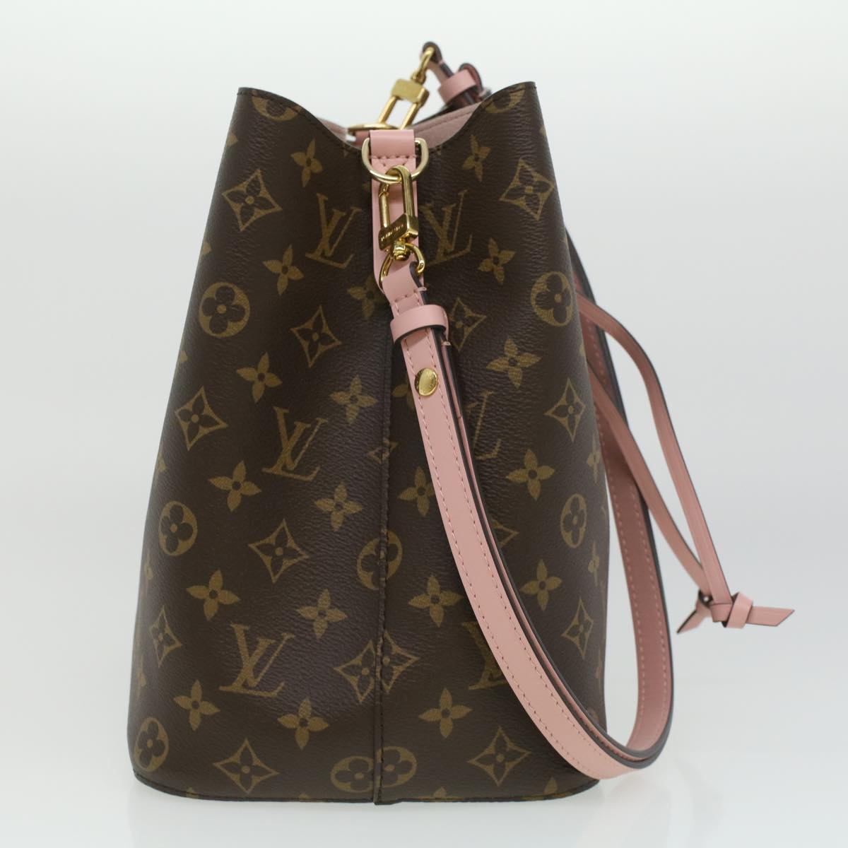 LOUIS VUITTON Monogram Neo Noe Shoulder Bag Rose poodle M44022 LV  B013A