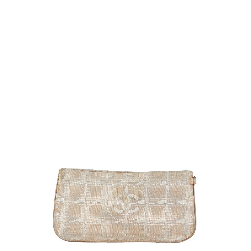 Chanel  Loveel Line Coco Porterait Beige Canvas Leather  CHANEL