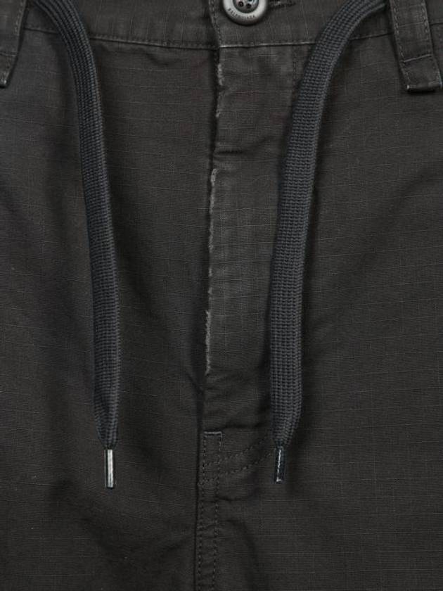 Luxury Balenciaga  Cropped Cargo Straight Pants Black