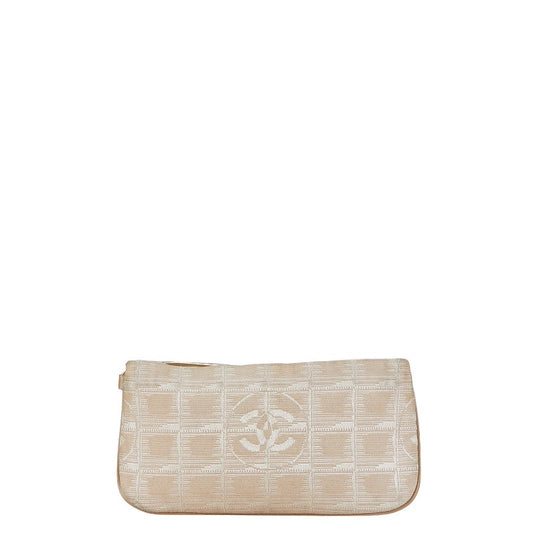 Chanel  Loveel Line Coco Porterait Beige Canvas Leather  CHANEL