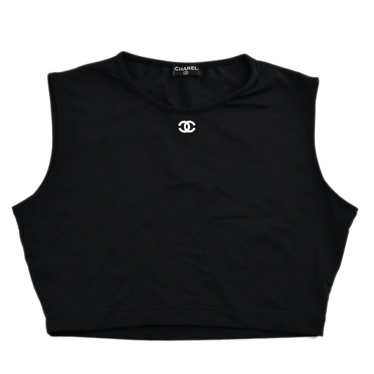 Chanel 1995 Spring CC-embroidered cropped top #42