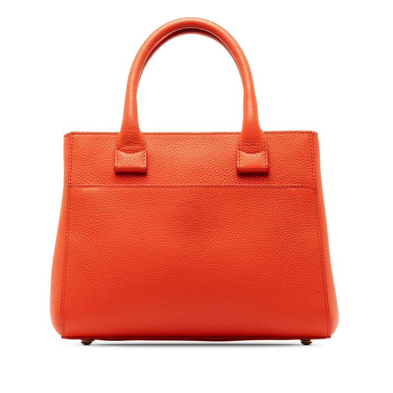 Chanel Neo-Executive Mini Handbag Shoulder Bag 2WAY Orange Caviar S  CHANEL