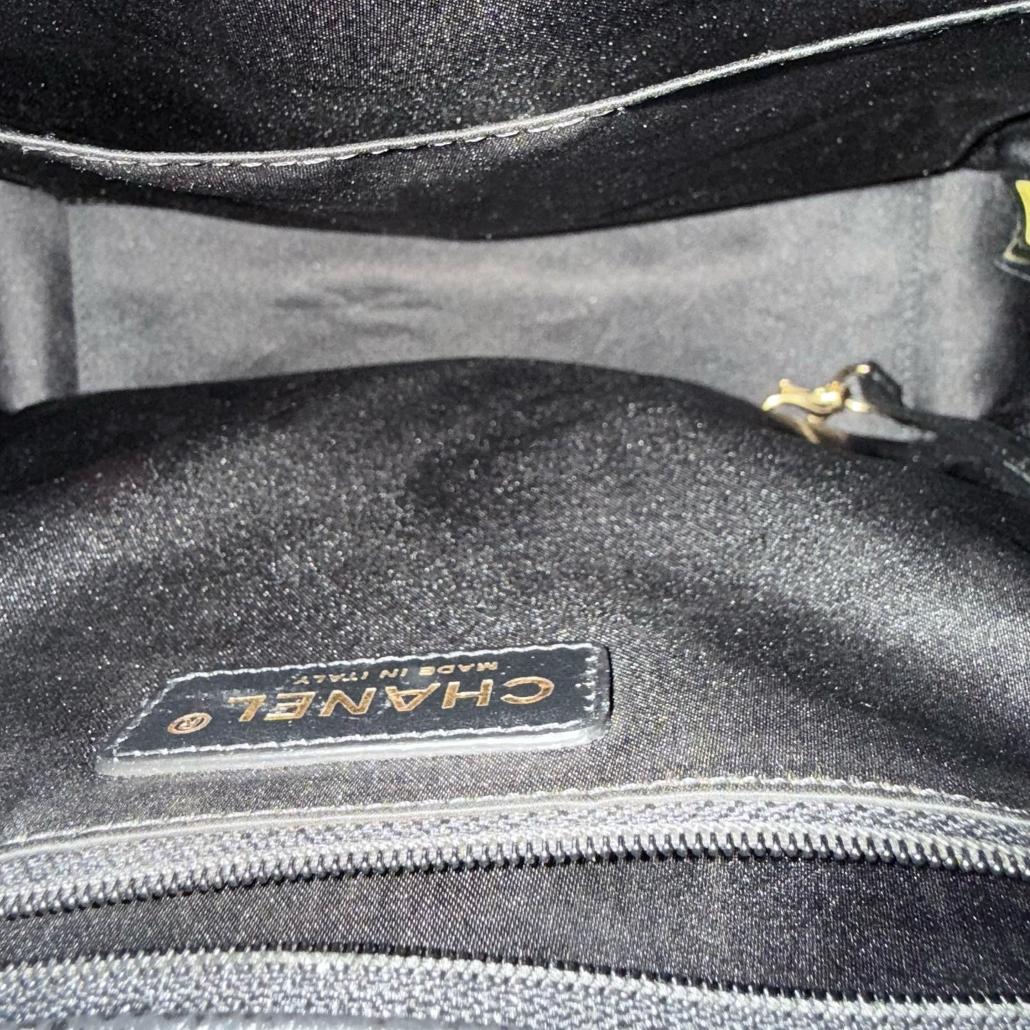 Chanel PST Petite Shopping Tote - Caviar Quilted Grained Calfskin Black Gold Hardware Series 15