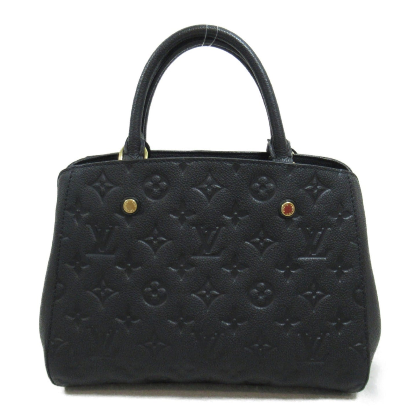 Louis Vuitton Montaigne BB Shoulder Bag Shoulder Bag Leather Monogram Emplant  Black M41053