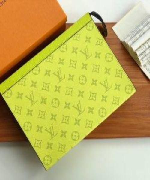 LV Pochette Voyage MM Monogram Yellow