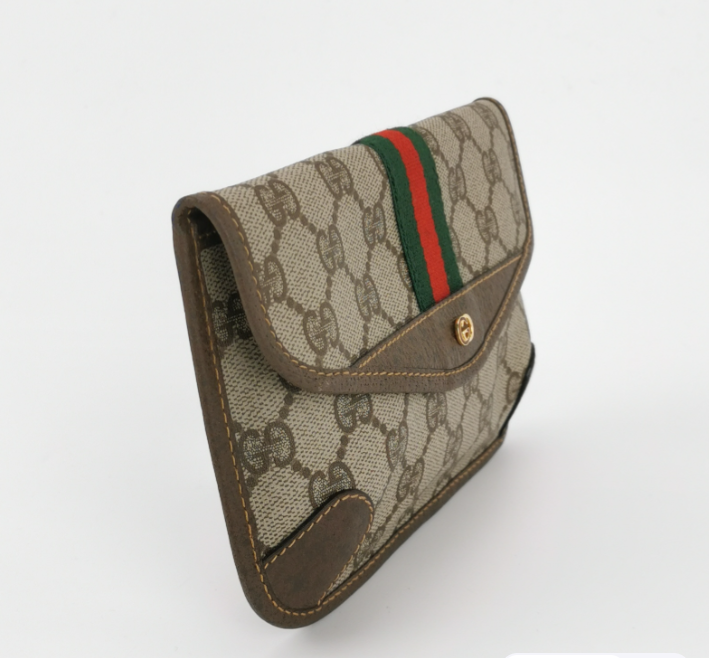 Gucci Ophidia Wallet Clutch Brown