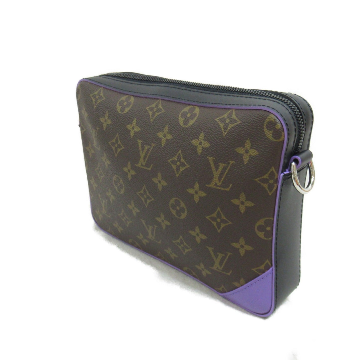 Louis Vuitton Trio Messenger Shoulder Bag Shoulder Bag PVC Coated Canvas Monogram Macasters   Brown / Pearl M46266