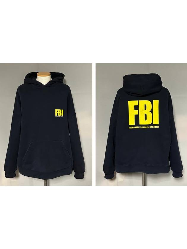 Luxury Balenciaga  FBI Tiger Logo Reversible Hoodie 110