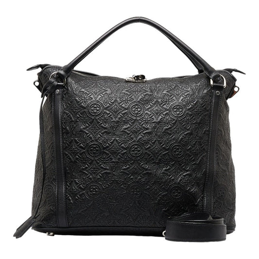 Louis Vuitton Louis Vuitton Monogram Antia M97071  Bag Leather Noir Black