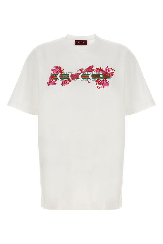 Gucci Women Logo Print T-Shirt