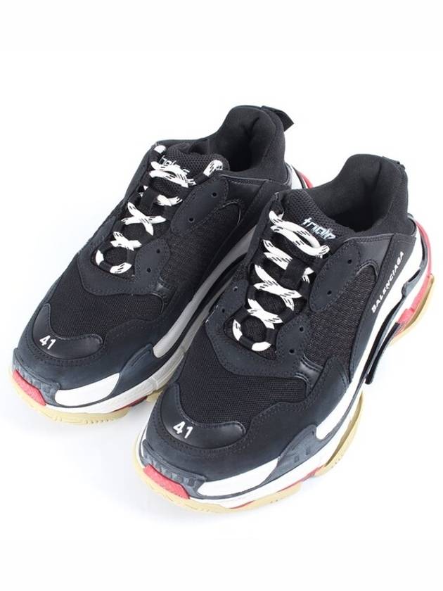 Luxury Balenciaga  Triple S sneakers black red 41 260