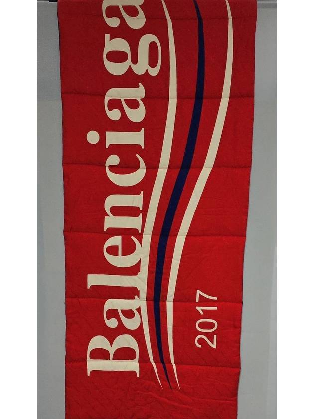 Luxury Balenciaga  Wave logo muffler