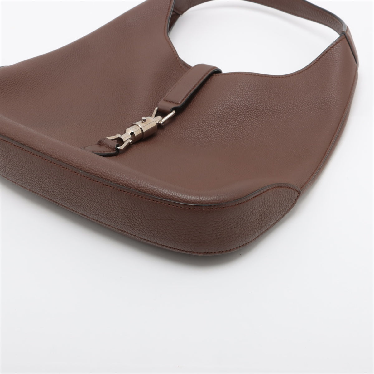 Gucci   Leather Shoulder Bag Brown 365458