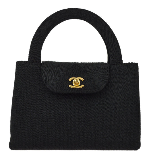 Chanel 1997-1999 Woven Shopping Tote Handbag