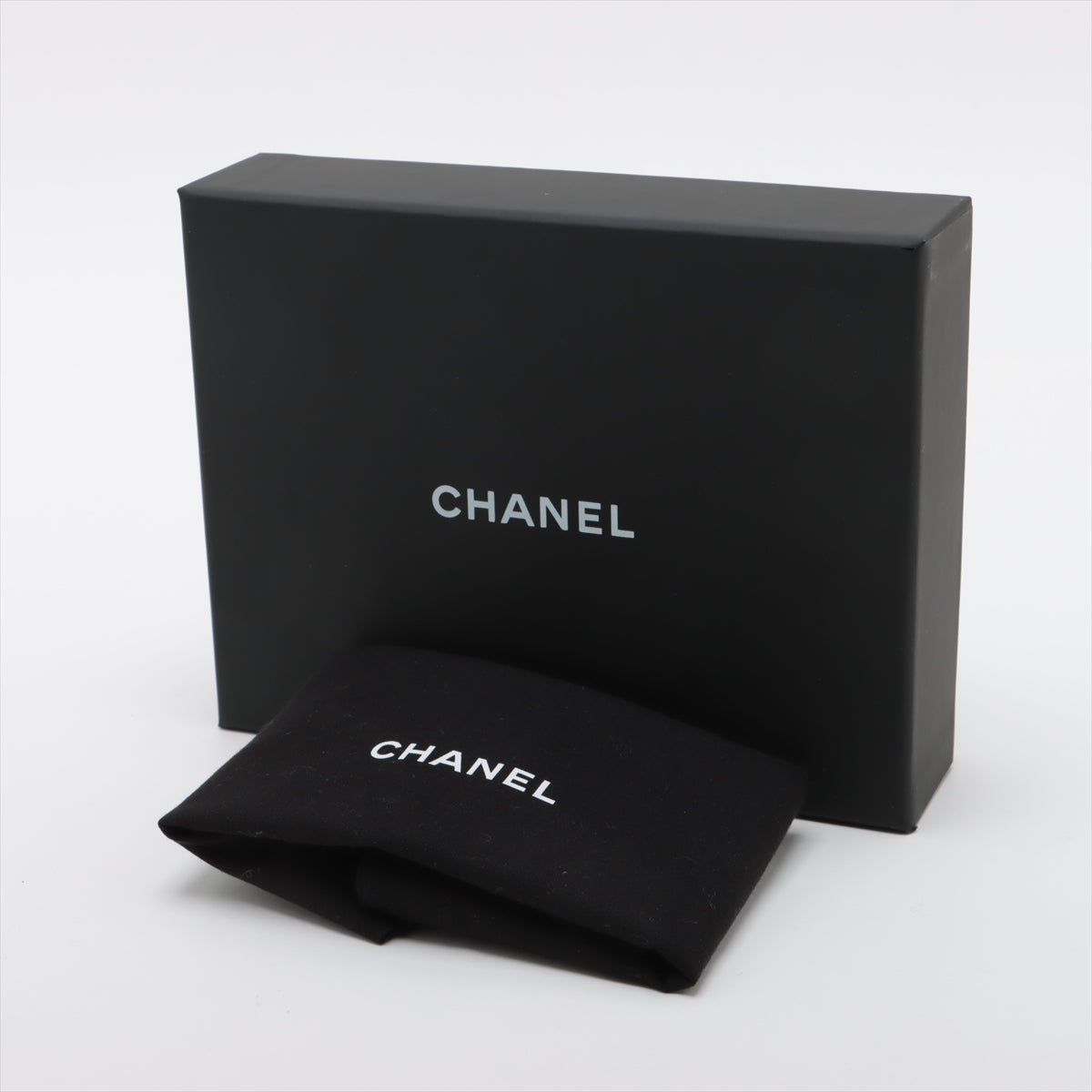 Chanel Mattress Leather 2WAY Shoulder Bag Black Gold  AP3435