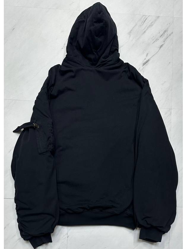 Luxury Balenciaga  padded bomber hoodie 110