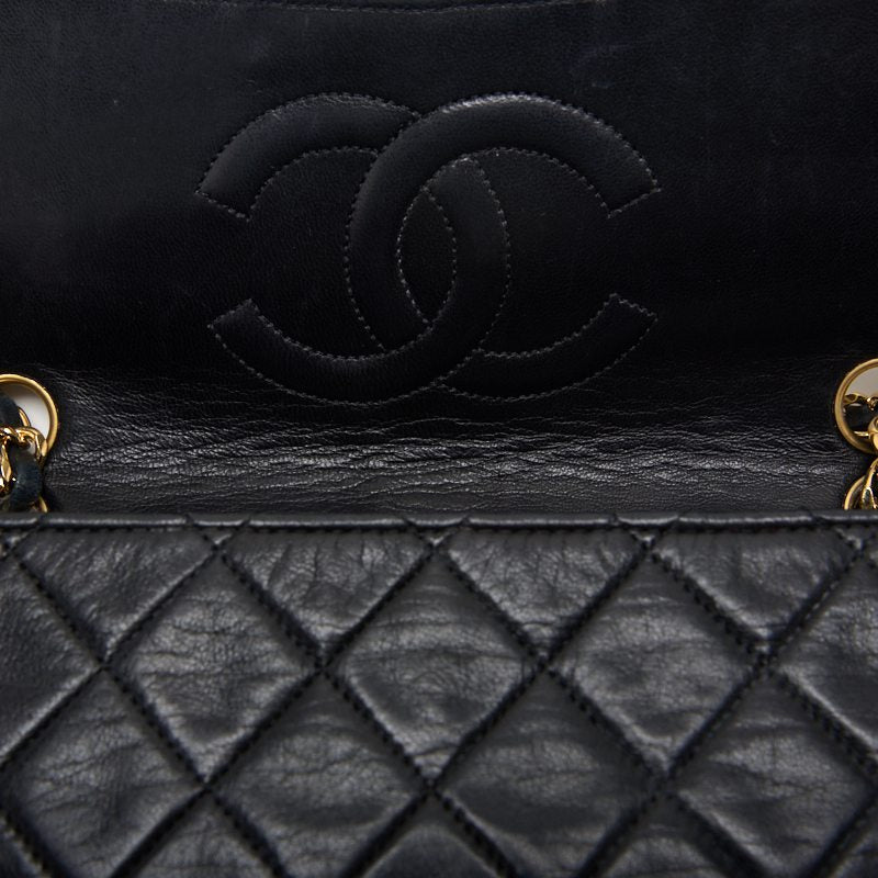 Chanel Matrasse Turn-Lock  Flap Chain Shoulder  Black  Shoulder Bag  Shoulder Bag Ladies Shoulder Bag Hybrid 【 Ship】【SS】 E-