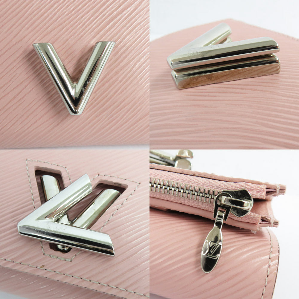 Louis Vuitton Portefolio Twist Compact M62934 Epi Rose Balletine Pink Silver  Three Fold Wallet Leather