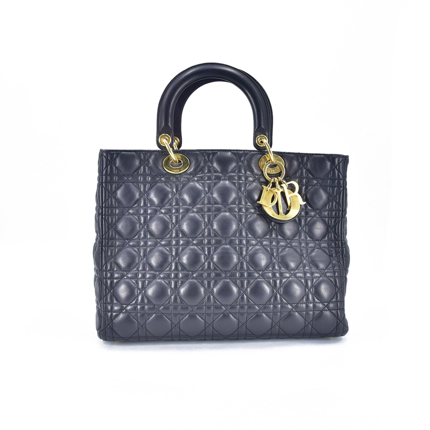 Large Cannage Leather Lady Dior
