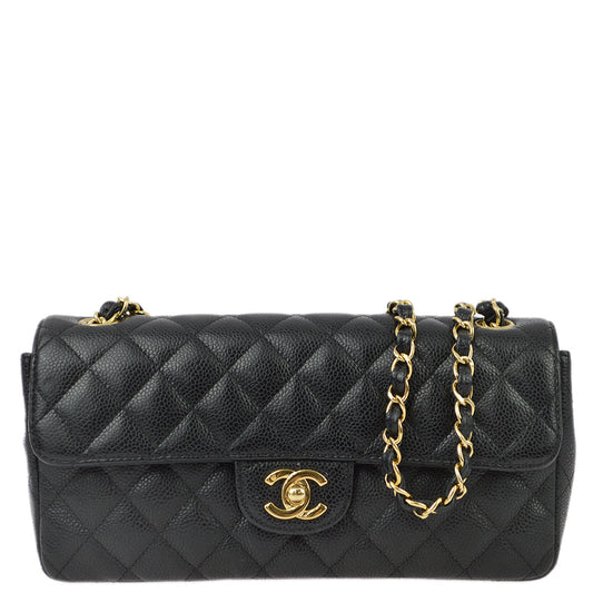 Chanel 2006-2008 Caviar East West Shoulder Bag