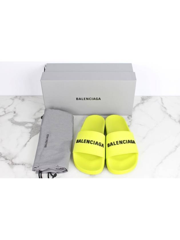 Luxury Balenciaga  Logo slide slipper sandals 39 260