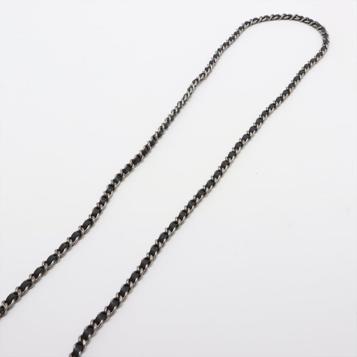 Chanel Matrasse Leather Chain Shoulder Bag Black Silver Gold  20th
