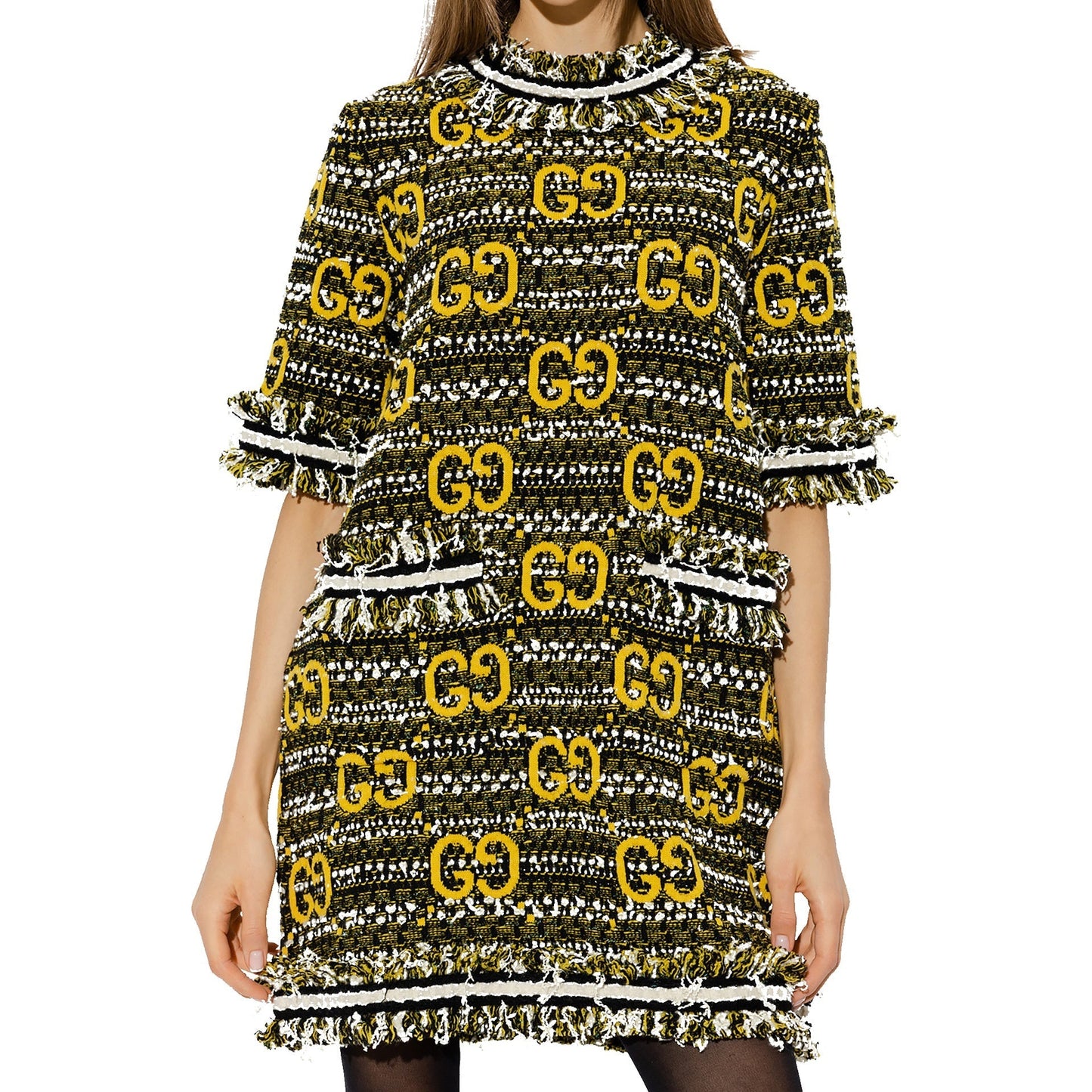 Gucci Tweed Mini Dress Women