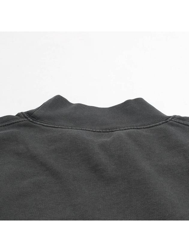 Luxury Balenciaga  This Not Logo Cotton Sweatshirt Black