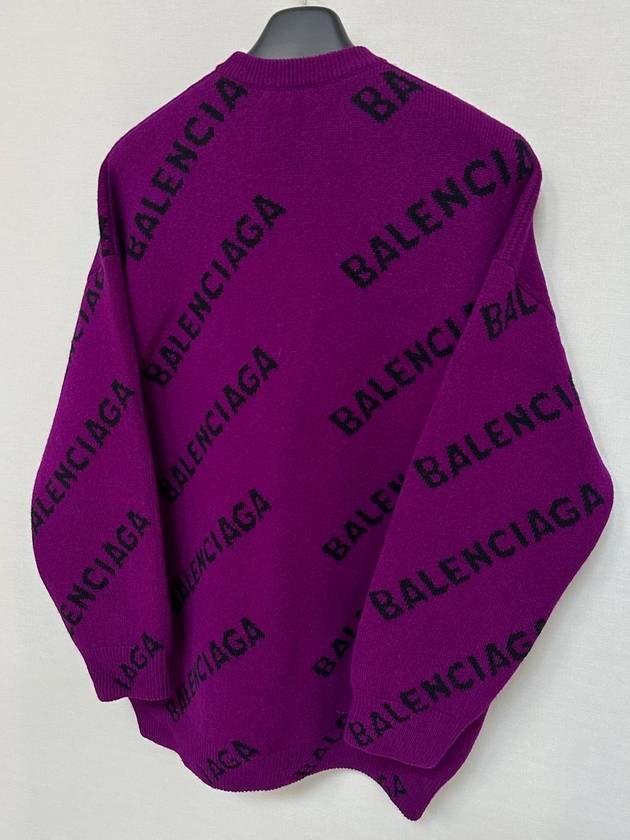 Luxury Balenciaga  Logo over knit sweater 110