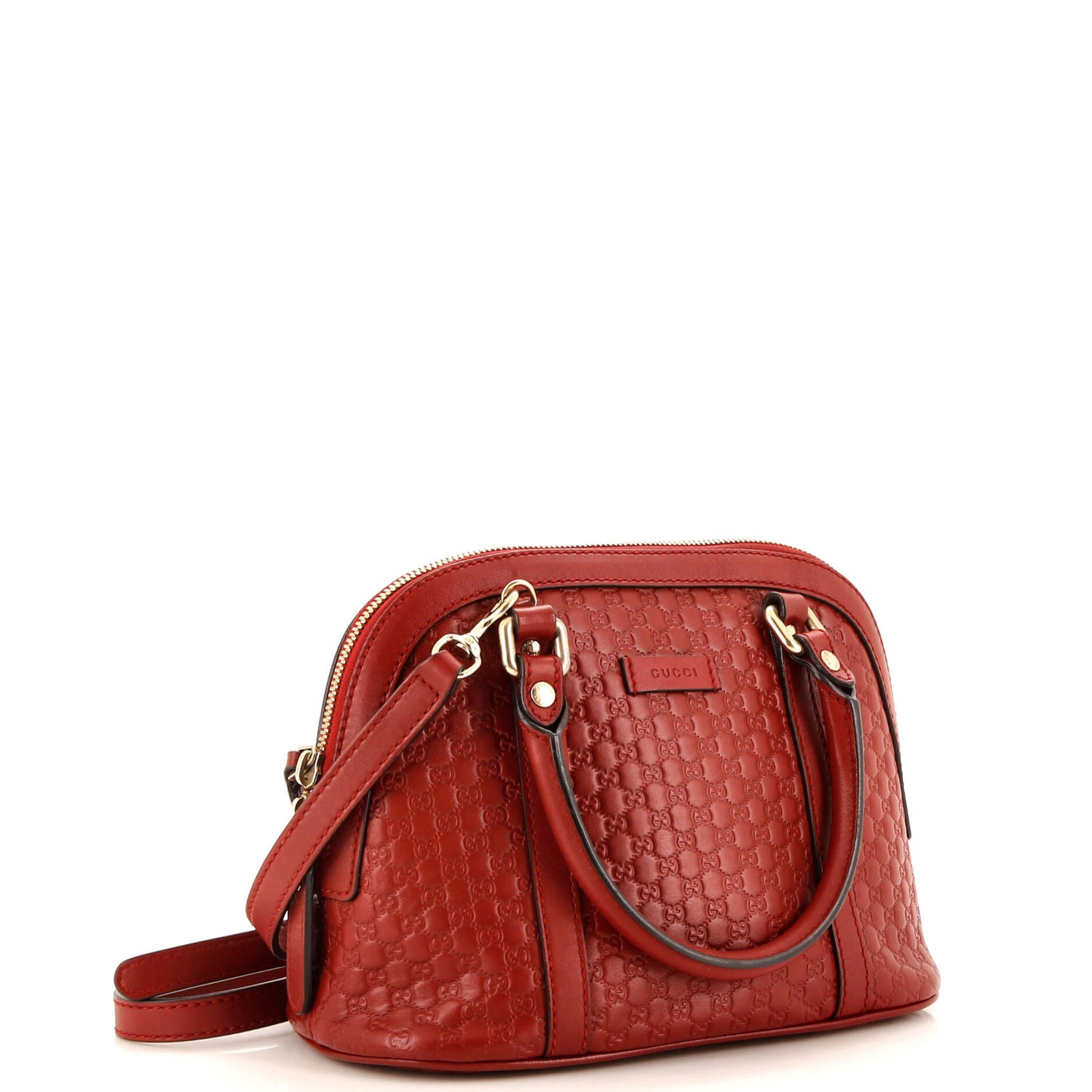 Convertible Dome Satchel (Outlet) Microguccissima Leather Mini