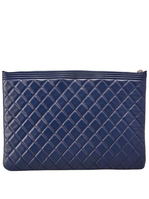 Women s Boy Clutch Large Lambskin A80570 Chanel